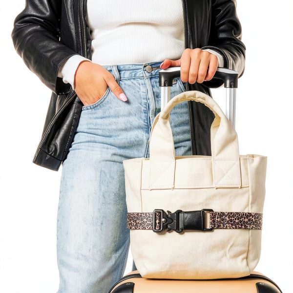 Cincha Travel Belt Nylon Leopard Luggage Strap-2