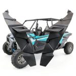 CUSAUTV Rear Fender Flares for Polaris RZR XP 1000-0